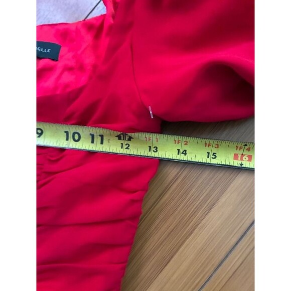 Majorelle Women's Red Mini Ruched Dress XS - Picture 5 of 7